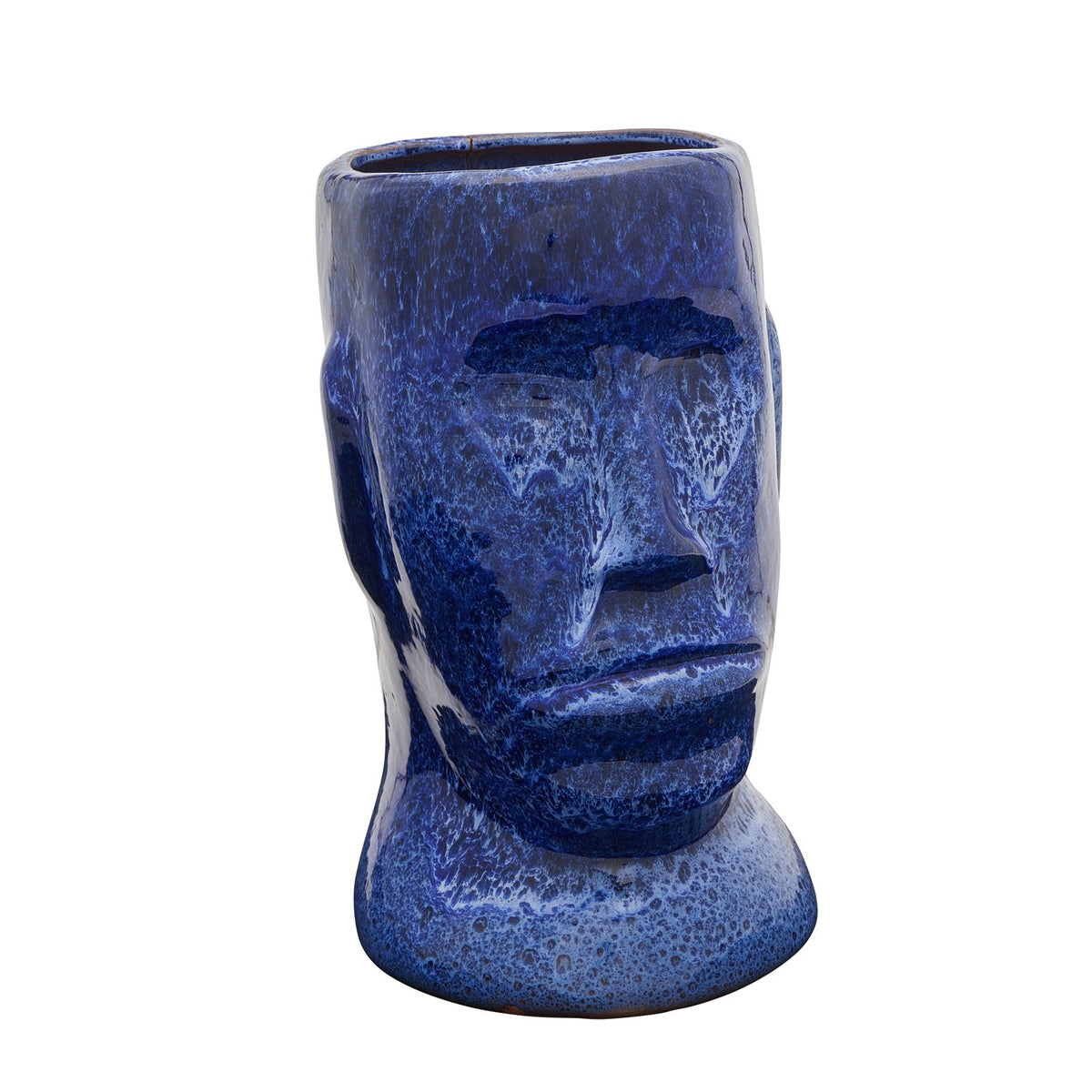 tiki head planter pots decorative tiki head pot – PotteryMfg