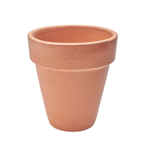 imported italian clay rose pot