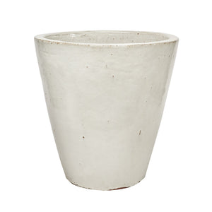 imported vietnam glaze s/3 tall cone pot